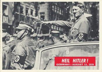 1965 Philadelphia Gum War Bulletin #2 Heil Hitler! Front