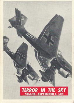 1965 Philadelphia Gum War Bulletin #3 Terror In The Sky Front