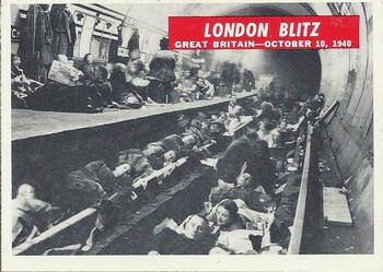 1965 Philadelphia Gum War Bulletin #7 London Blitz Front