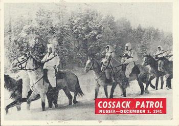 1965 Philadelphia Gum War Bulletin #8 Cossack Patrol Front