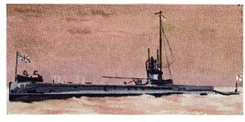 1962 Lyons Tea HMS 1902-1962 #10 H.M. Submarine E.7 Front