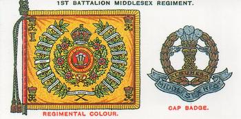 1993 Imperial Publishing Ltd Regimental Standards and Cap Badges #41 1st Bn. Middlesex Regiment Front