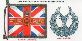 1993 Imperial Publishing Ltd Regimental Standards and Cap Badges #46 2nd Bn. Gordon Highlanders Front