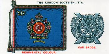 1993 Imperial Publishing Ltd Regimental Standards and Cap Badges #49 The London Scottish, T.A. Front
