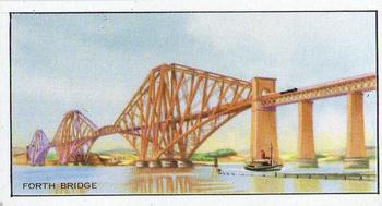 1954 Beaulah's Marvels of the World #8 Forth Bridge Front