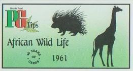 1994 Brooke Bond 40 Years of Cards (Black Back) #8 African Wild Life Front
