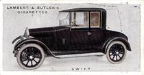1922 Lambert & Butler Motor Cars #9 Swift Front