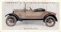 1922 Lambert & Butler Motor Cars #25 Standard Front