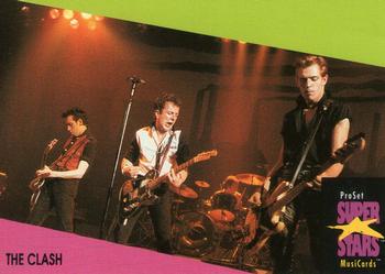 1991 Pro Set SuperStars MusiCards (UK Edition) #21 The Clash Front
