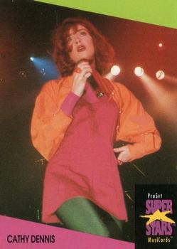 1991 Pro Set SuperStars MusiCards (UK Edition) #29 Cathy Dennis Front
