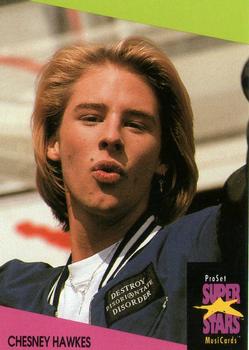 1991 Pro Set SuperStars MusiCards (UK Edition) #58 Chesney Hawkes Front