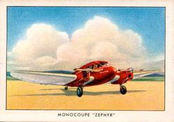 1941 Wings Modern Airplanes Series B (T87b) #8 Monocoupe 