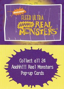 1995 Fleer Ultra AAAHH!! Real Monsters - Pop-Ups #15 Library Monster Front