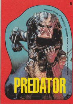 1988 Topps Fright Flicks - Stickers #8 Predator Front