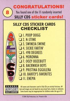 2001 Silly Productions Silly CD's - Stickers #8 Backwash Boys Back