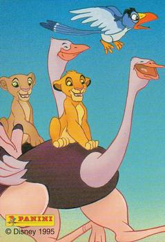 1995 Panini The Lion King #2 Simba Back
