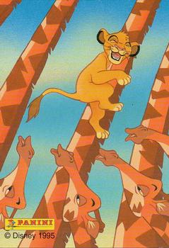 1995 Panini The Lion King #6 Simba Back