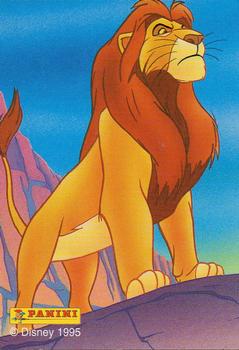 1995 Panini The Lion King #11 Mufasa Back