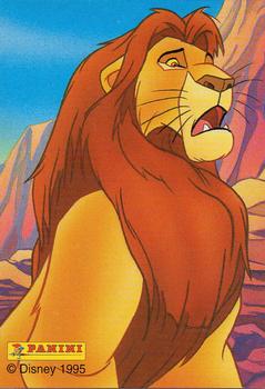 1995 Panini The Lion King #15 Mufasa Back