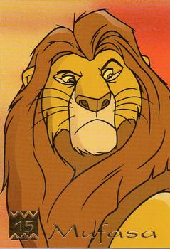 1995 Panini The Lion King #15 Mufasa Front