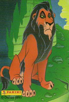 1995 Panini The Lion King #30 Scar Back