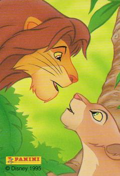1995 Panini The Lion King #68 This courageous young lioness is Simba's best frield. Back
