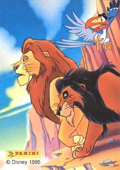 1995 Panini The Lion King #13 Mufasa Back