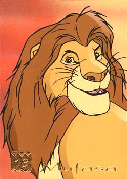 1995 Panini The Lion King #13 Mufasa Front