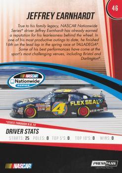 2015 Press Pass Cup Chase - Red #46 Jeffrey Earnhardt Back