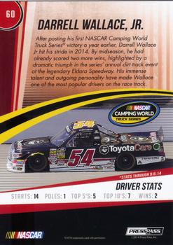 2015 Press Pass Cup Chase - Gold #60 Darrell Wallace Jr. Back