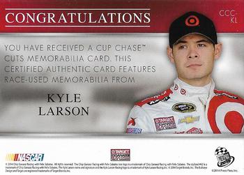 2015 Press Pass Cup Chase - Cup Chase Cuts #CCC-KL Kyle Larson Back