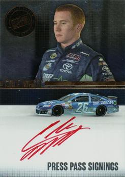 2015 Press Pass Cup Chase - Press Pass Signings #PPS-CW Cole Whitt Front