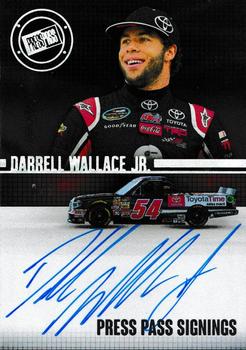 2015 Press Pass Cup Chase - Press Pass Signings Melting #PPS-DWJ Darrell Wallace Jr. Front