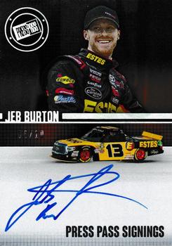 2015 Press Pass Cup Chase - Press Pass Signings Melting #PPS-JB2 Jeb Burton Front