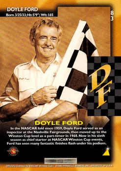 1996 Pinnacle - Foil #83 Doyle Ford Back
