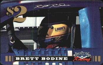 1995 Assets - $2 Phone Cards #NNO Brett Bodine Front