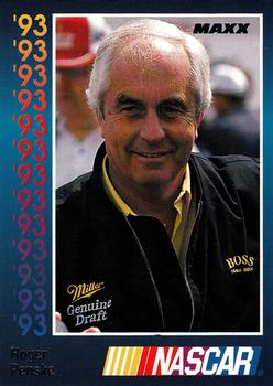 1993 Maxx Premier Series #111 Roger Penske Front