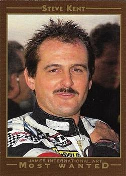 1994 World of Outlaws Most Wanted #10 Steve Kent Front