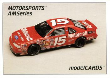 1992 Motorsports Modelcards AM Series #3 Morgan Shepherd's Car Front