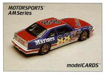 1992 Motorsports Modelcards AM Series #49 Buddy Baker's Car Front
