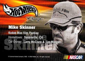 2003 Hot Wheels Racing #NNO Mike Skinner Back