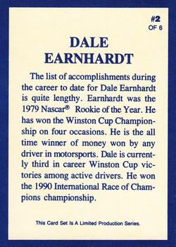1991 Sunbelt Dale Earnhardt #2 Dale Earnhardt Back