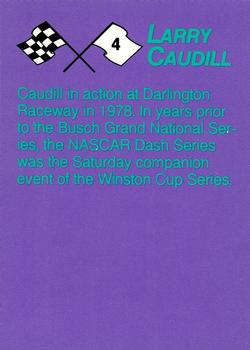 1992 Just Racing Larry Caudill #4 Larry Caudill's car Back