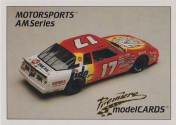 1992 Motorsports Modelcards AM Series - Premiere #83 Darrell Waltrip's Car Front