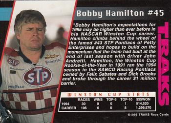 1995 Traks - Silver Foil #45 Bobby Hamilton Back
