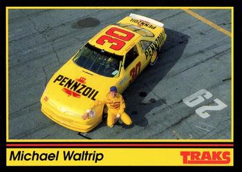 1991 Traks - Glossy #75 Michael Waltrip Front