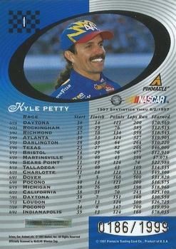 1997 Pinnacle Totally Certified - Platinum Blue #1 Kyle Petty Back
