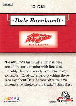 2003 Press Pass - Dale Earnhardt Sam Bass Gallery Celebration Foil #DE 93 Dale Earnhardt Back