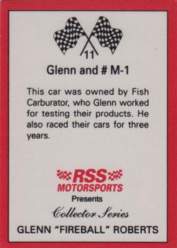 1991 RSS Motorsports Fireball Roberts #11 Fireball Roberts Back