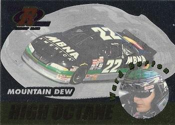 1997 Pinnacle Racer's Choice - High Octane Glow in the Dark: Mountain Dew #HO 13 Ward Burton Front